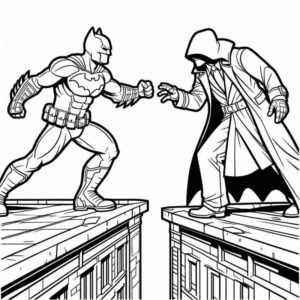 Desenho de Batman Desenho Colorir Imprimir 001