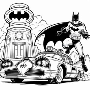 Desenho de Batman Desenho Colorir Imprimir 004