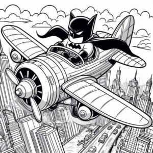 Desenho de Batman Desenho Colorir Imprimir 008