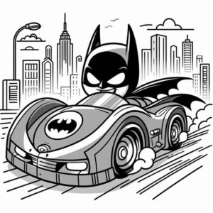 Desenho de Batman Desenho Colorir Imprimir 010
