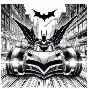 Desenho de Batman Desenho Colorir Imprimir 011