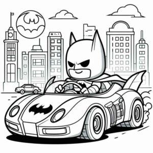 Desenho de Batman Desenho Colorir Imprimir 013