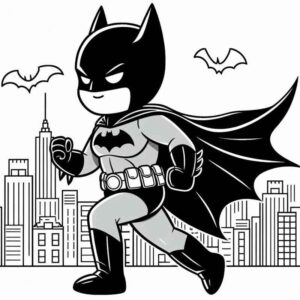 Desenho de Batman Desenho Colorir Imprimir 015