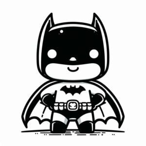 Desenho de Batman Desenho Colorir Imprimir 016
