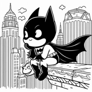 Desenho de Batman Desenho Colorir Imprimir 018
