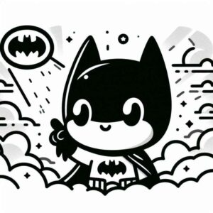 Desenho de Batman Desenho Colorir Imprimir 020