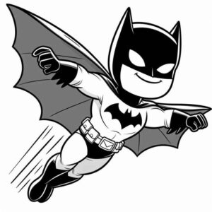 Desenho de Batman Desenho Colorir Imprimir 021