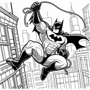 Desenho de Batman Desenho Colorir Imprimir 024