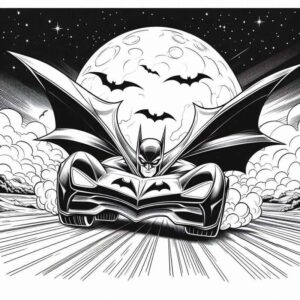Desenho de Batman Desenho Colorir Imprimir 026