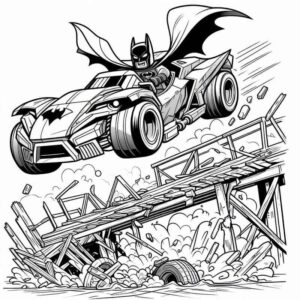 Desenho de Batman Desenho Colorir Imprimir 027