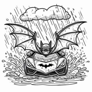 Desenho de Batman Desenho Colorir Imprimir 028