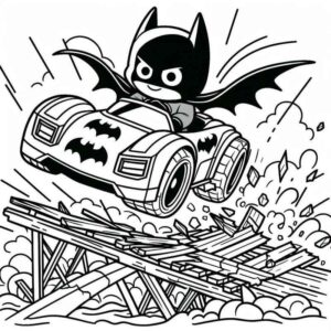Desenho de Batman Desenho Colorir Imprimir 030