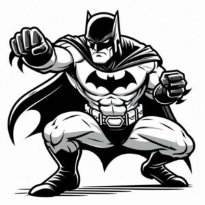 Desenho de Batman Desenho Colorir Imprimir 033