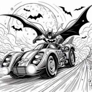 Desenho de Batman Desenho Colorir Imprimir 034
