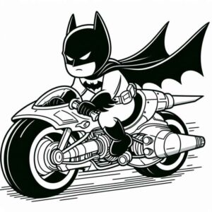 Desenho de Batman Desenho Colorir Imprimir 035