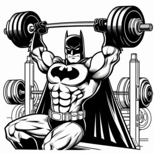 Desenho de Batman Desenho Colorir Imprimir 037
