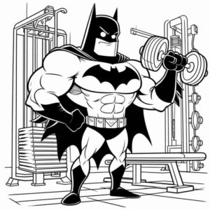 Desenho de Batman Desenho Colorir Imprimir 038