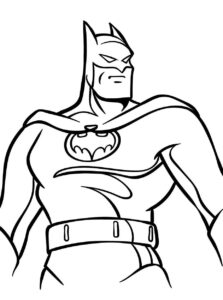 Desenho de Batman Desenho Colorir Imprimir 041