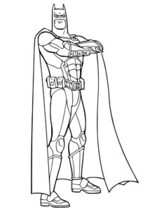 Desenho de Batman Desenho Colorir Imprimir 042