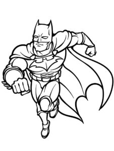 Desenho de Batman Desenho Colorir Imprimir 043