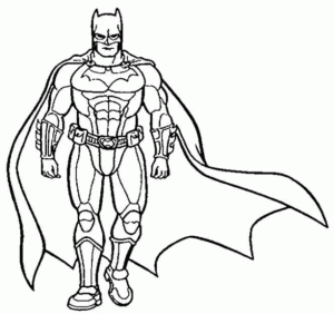 Desenho de Batman Desenho Colorir Imprimir 045