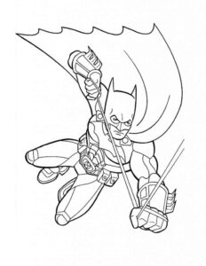 Desenho de Batman Desenho Colorir Imprimir 046