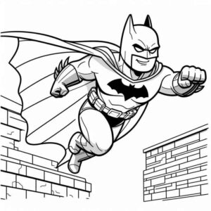 Desenho de Batman Desenho Colorir Imprimir 059