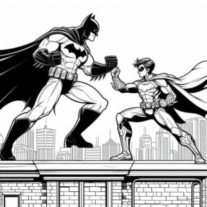 Desenho de Batman Desenho Colorir Imprimir 060