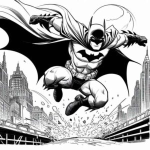 Desenho de Batman Desenho Colorir Imprimir 062