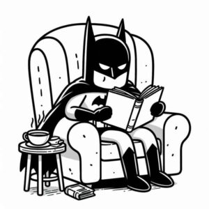 Desenho de Batman Desenho Colorir Imprimir 063