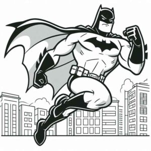 Desenho de Batman Desenho Colorir Imprimir 065