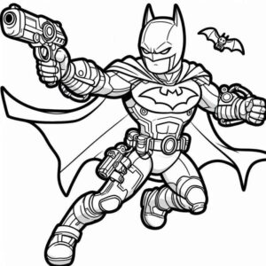 Desenho de Batman Desenho Colorir Imprimir 066