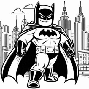 Desenho de Batman Desenho Colorir Imprimir 067