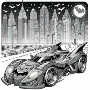 Desenho de Batman Desenho Colorir Imprimir 069