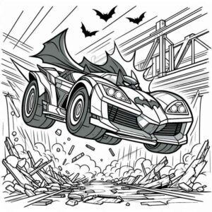 Desenho de Batman Desenho Colorir Imprimir 070