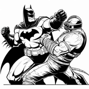 Desenho de Batman Desenho Colorir Imprimir 072