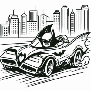 Desenho de Batman Desenho Colorir Imprimir 074