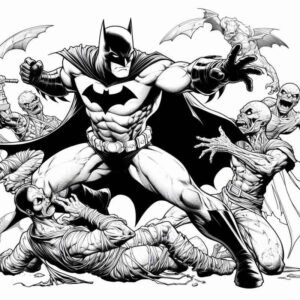 Desenho de Batman Desenho Colorir Imprimir 081