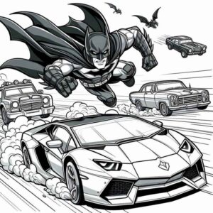 Desenho de Batman Desenho Colorir Imprimir 089