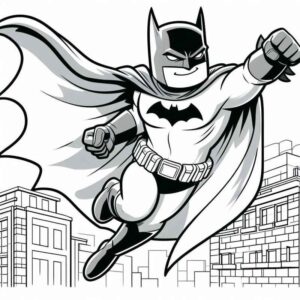 Desenho de Batman Desenho Colorir Imprimir 090