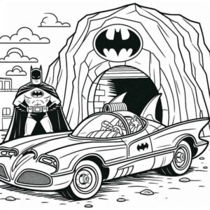 Desenho de Batman Desenho Colorir Imprimir 091