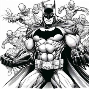 Desenho de Batman Desenho Colorir Imprimir 099