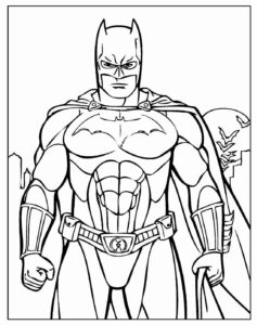 Desenho de Batman Desenho Colorir Imprimir 101