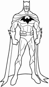 Desenho de Batman Desenho Colorir Imprimir 104