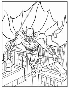 Desenho de Batman Desenho Colorir Imprimir 106