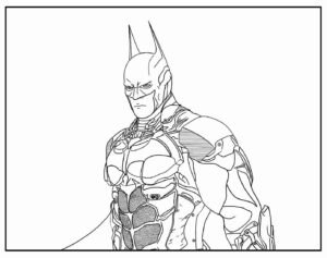 Desenho de Batman Desenho Colorir Imprimir 111