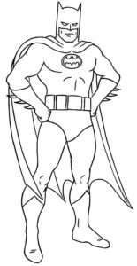 Desenho de Batman Desenho Colorir Imprimir 118