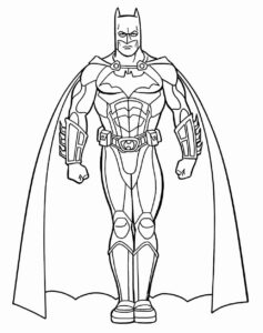 Desenho de Batman Desenho Colorir Imprimir 120