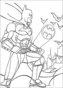Desenho de Batman Desenho Colorir Imprimir 139