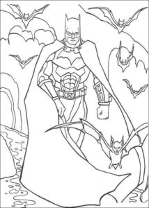 Desenho de Batman Desenho Colorir Imprimir 152